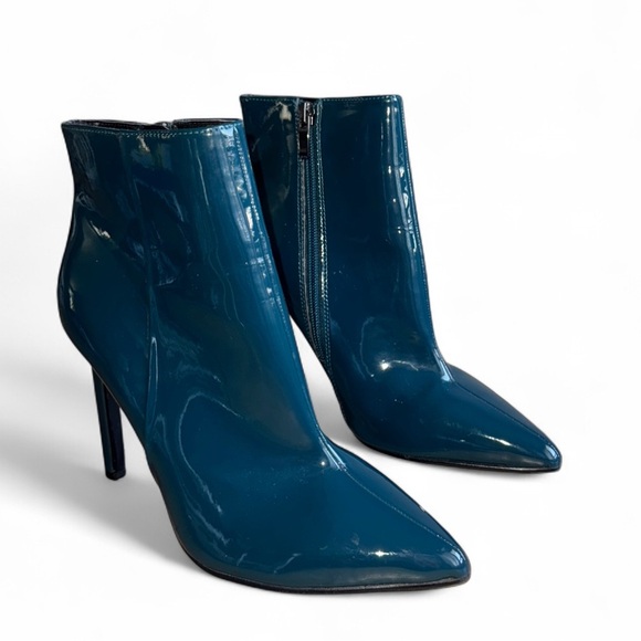 None West elegant teal blue booties - Picture 2 of 5